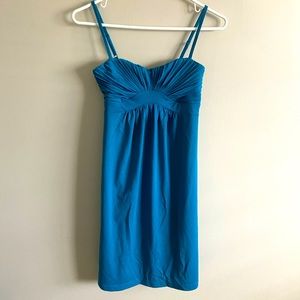 H&M Pleated Turquoise Dress - size 4